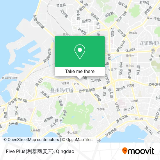 Five Plus(利群商厦店) map