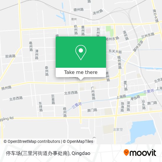停车场(三里河街道办事处南) map