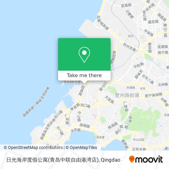 日光海岸度假公寓(青岛中联自由港湾店) map