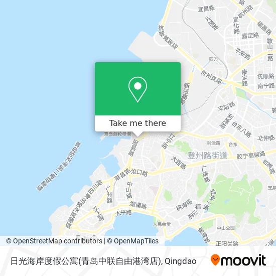 日光海岸度假公寓(青岛中联自由港湾店) map
