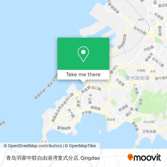 青岛羽家中联自由港湾复式分店 map