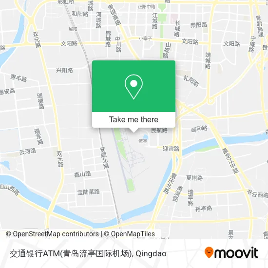 交通银行ATM(青岛流亭国际机场) map