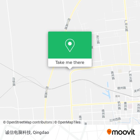 诚信电脑科技 map
