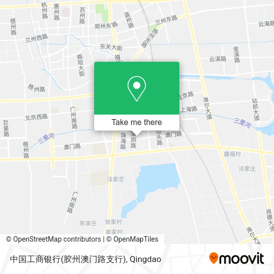 中国工商银行(胶州澳门路支行) map