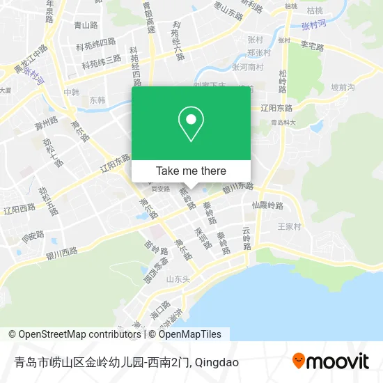 青岛市崂山区金岭幼儿园-西南2门 map