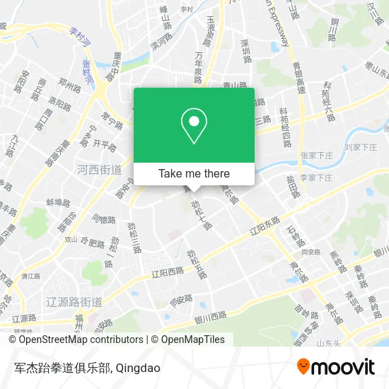 军杰跆拳道俱乐部 map