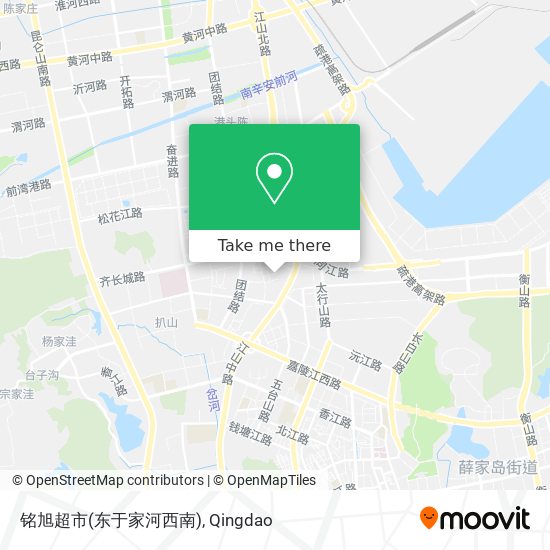 铭旭超市(东于家河西南) map