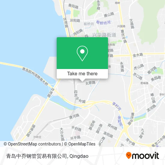 青岛中乔钢管贸易有限公司 map