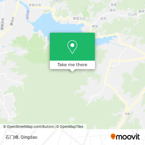 石门峰 map