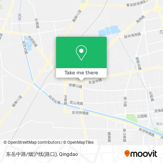 东岳中路/烟沪线(路口) map