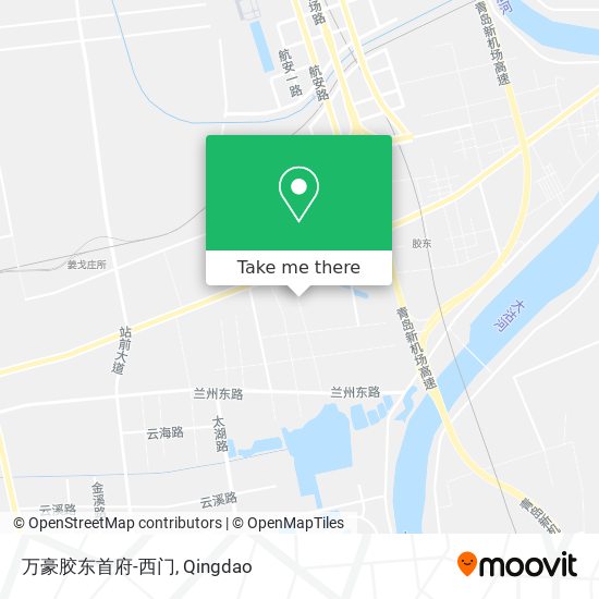 万豪胶东首府-西门 map