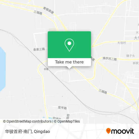 华骏首府-南门 map
