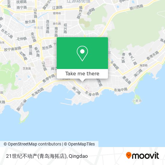 21世纪不动产(青岛海拓店) map