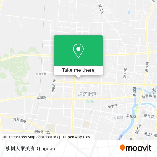 柳树人家美食 map