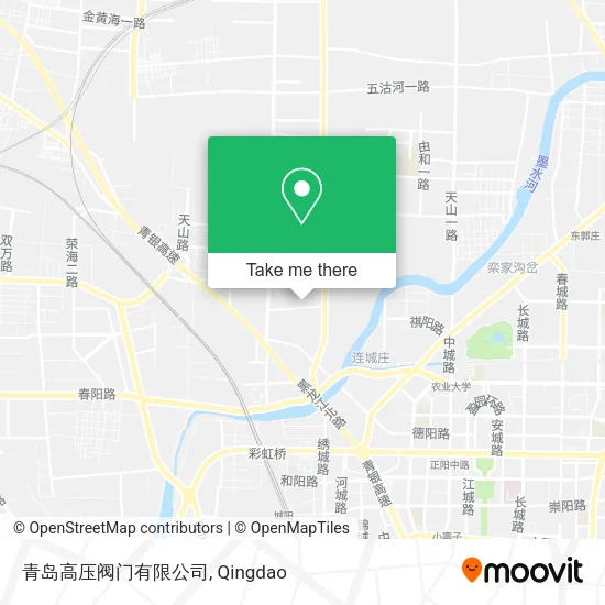 青岛高压阀门有限公司 map