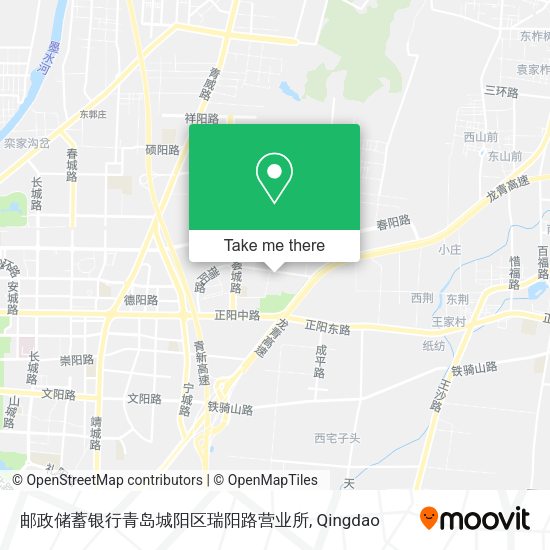 邮政储蓄银行青岛城阳区瑞阳路营业所 map