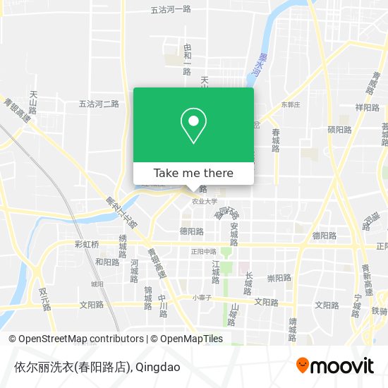 依尔丽洗衣(春阳路店) map