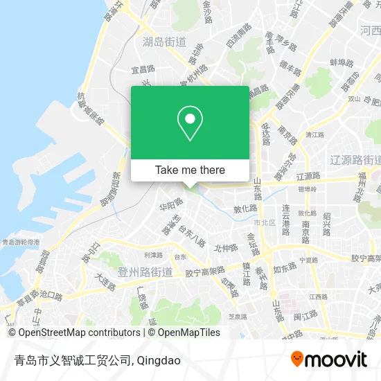青岛市义智诚工贸公司 map