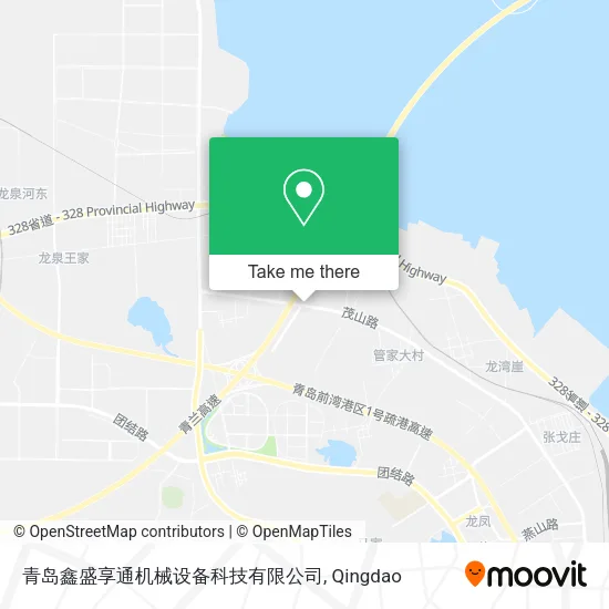 青岛鑫盛享通机械设备科技有限公司 map