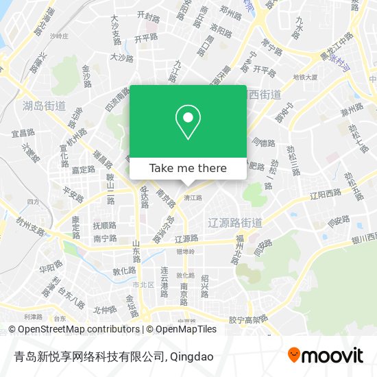 青岛新悦享网络科技有限公司 map