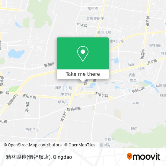 精益眼镜(惜福镇店) map