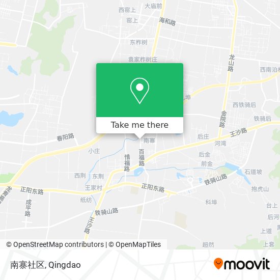 南寨社区 map