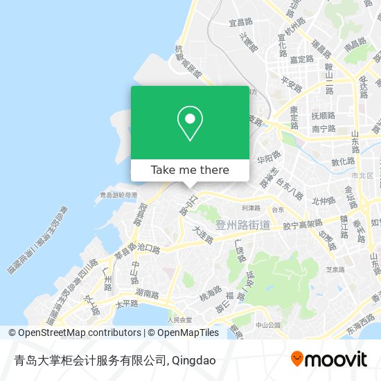 青岛大掌柜会计服务有限公司 map