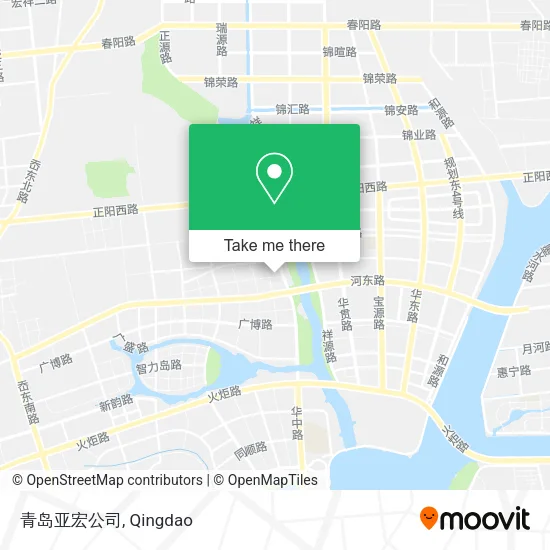 青岛亚宏公司 map