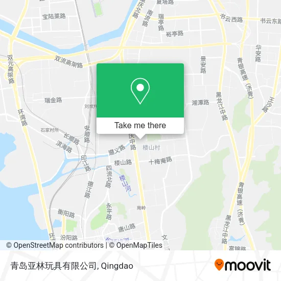 青岛亚林玩具有限公司 map