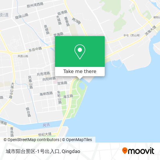 城市阳台景区-1号出入口 map