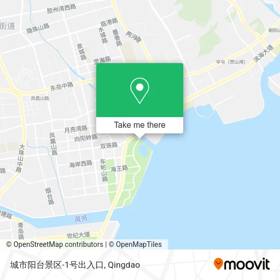 城市阳台景区-1号出入口 map
