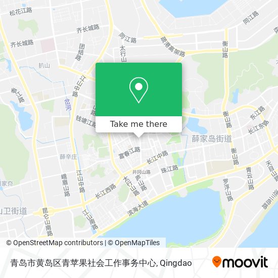 青岛市黄岛区青苹果社会工作事务中心 map