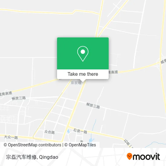 宗磊汽车维修 map
