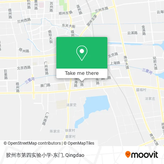 胶州市第四实验小学-东门 map