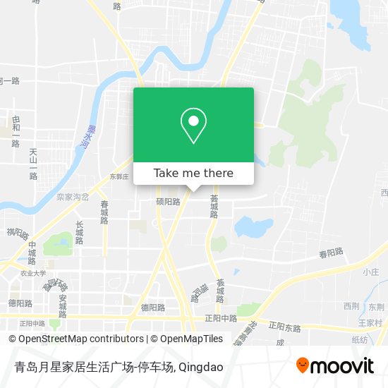 青岛月星家居生活广场-停车场 map