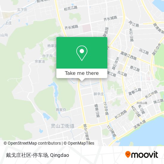 戴戈庄社区-停车场 map