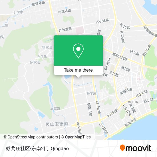 戴戈庄社区-东南2门 map