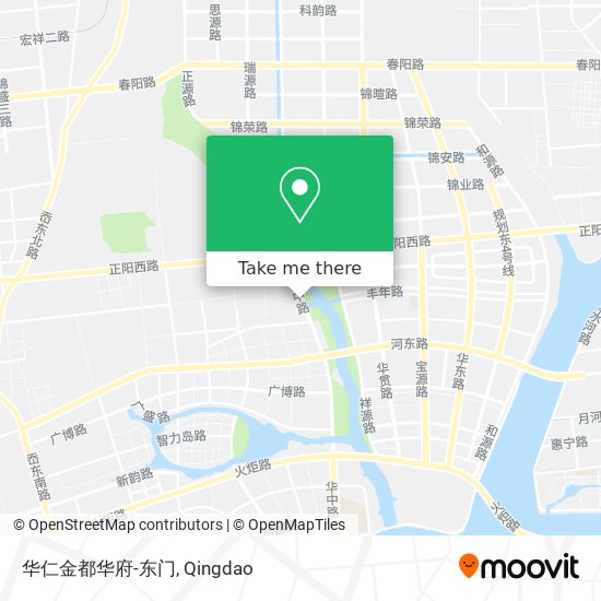 华仁金都华府-东门 map
