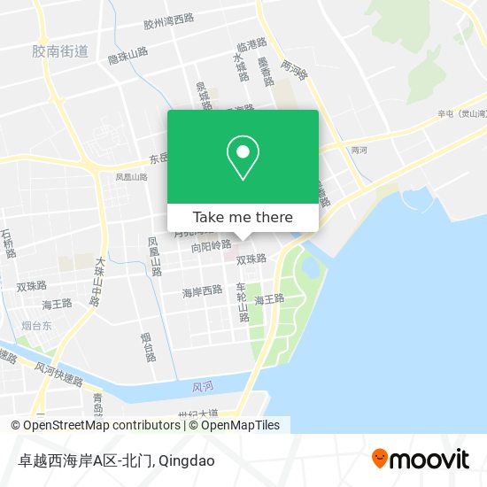 卓越西海岸A区-北门 map