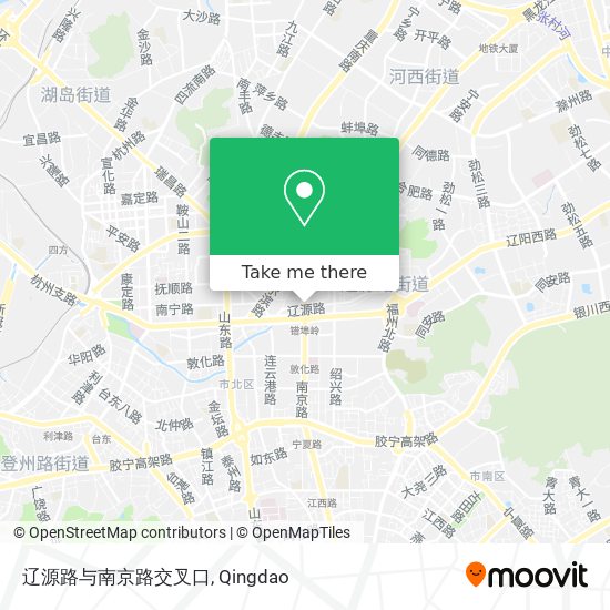 辽源路与南京路交叉口 map