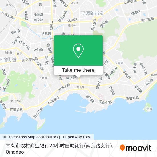 青岛市农村商业银行24小时自助银行(南京路支行) map