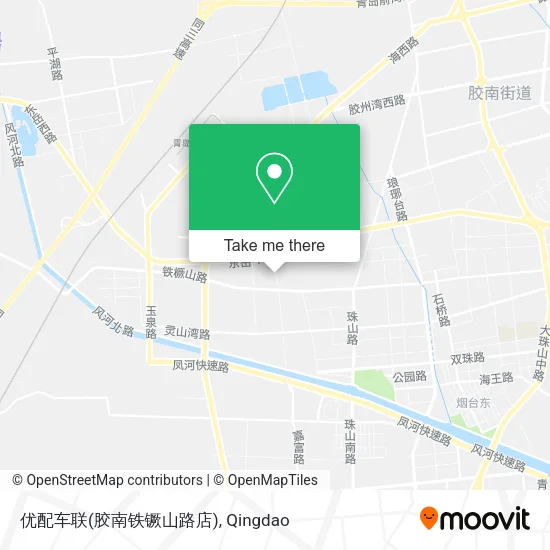 优配车联(胶南铁镢山路店) map