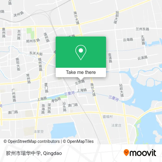 胶州市瑞华中学 map
