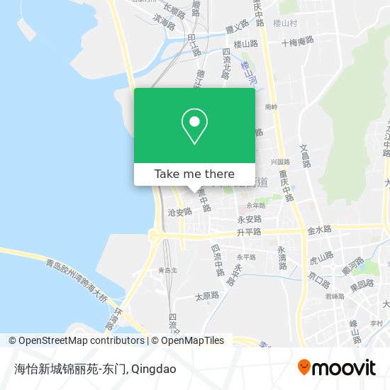 海怡新城锦丽苑-东门 map