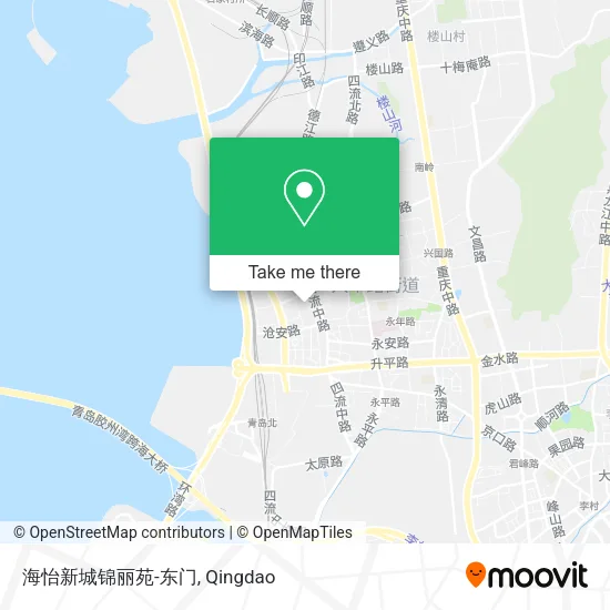 海怡新城锦丽苑-东门 map