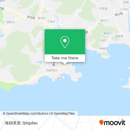 海娟美发 map