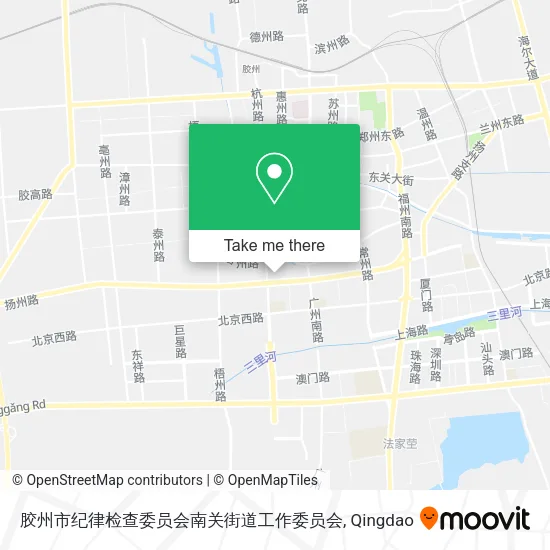 胶州市纪律检查委员会南关街道工作委员会 map