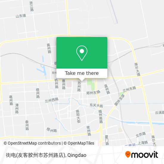 街电(友客胶州市苏州路店) map