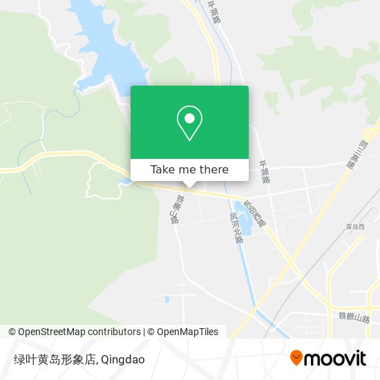 绿叶黄岛形象店 map
