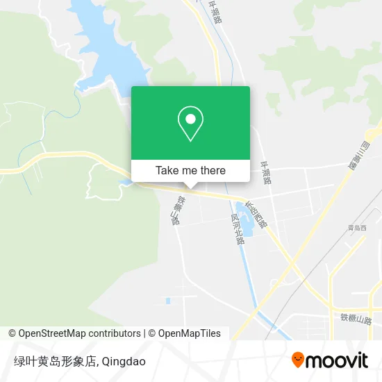 绿叶黄岛形象店 map